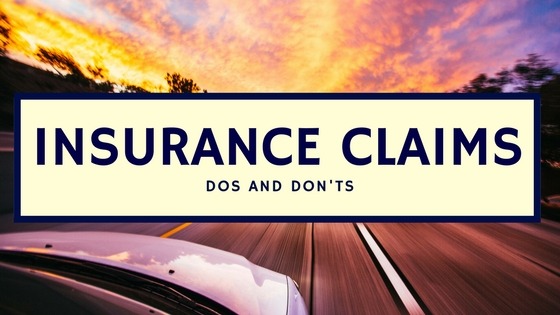 Insurance claims after car accident