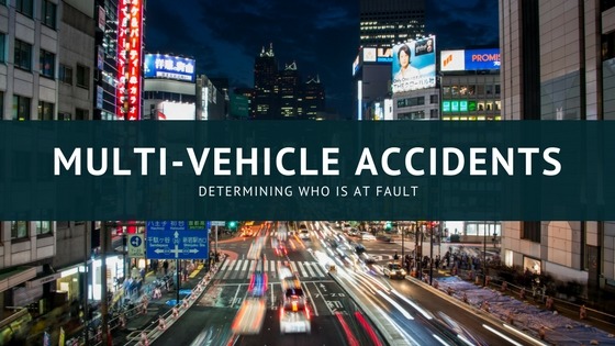 Multiple Vehicle Car Accident Who is at Fault?