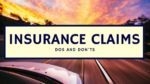 Insurance claims after car accident